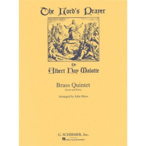 Albert Hay Malotte: The Lord's Prayer (Brass Quintet) - Score/Parts