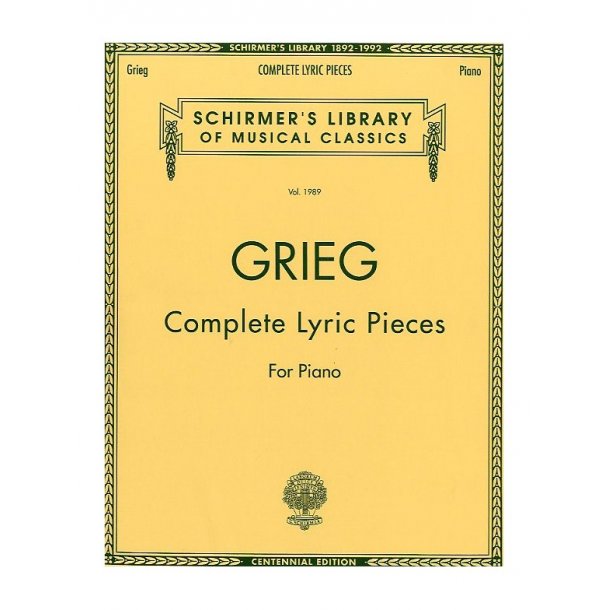 Edvard Grieg: Complete Lyric Pieces For Piano