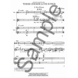 Bright Sheng: Three Chinese Love Songs