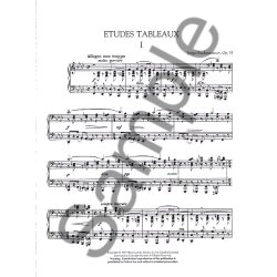 Sergei Rachmaninov: Etudes Tableaux Op.33 And Nine Etudes Tableaux Op.39