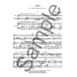 Ernst Krenek: Trio For Violin, Clarinet And Piano (Score/Parts)