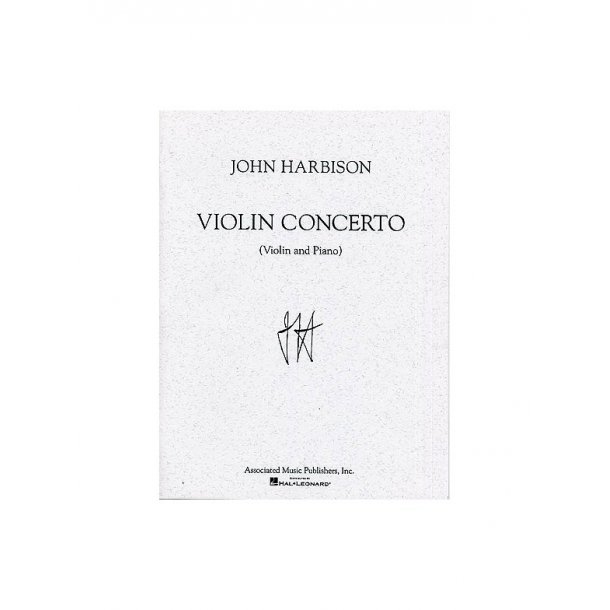 John Harbison: Violin Concerto (Violin And Piano)
