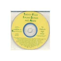 Twenty-Four Italian Songs And Arias Of The 17th And 18th Centuries -  Medium High Voice (CD)