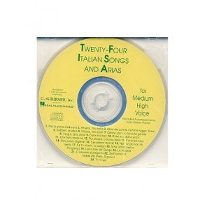 Twenty-Four Italian Songs And Arias Of The 17th And 18th Centuries -  Medium High Voice (CD)