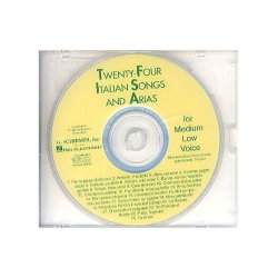 Twenty-Four Italian Songs And Arias Of The 17th And 18th Centuries - Medium Low Voice (CD)