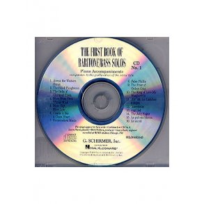 The First Book Of Baritone/Bass Solos (CD Only)
