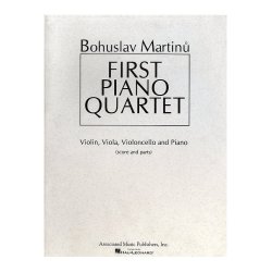 Bohuslav Martinu: First Piano Quartet (Score/Parts)