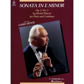 Michel Blavet: Sonata In E Minor For Flute And Continuo Op.2 No.3