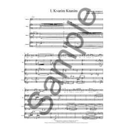 Avner Dorman: Boaz - Set Of 4 Playing Scores