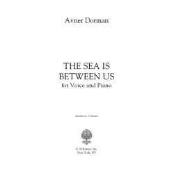 Avner Dorman: The Sea Is Between Us (Hayam Beini Uveincha) - Set (2 Vocal Scores)