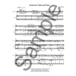 Avner Dorman: Sonata For Violin And Piano