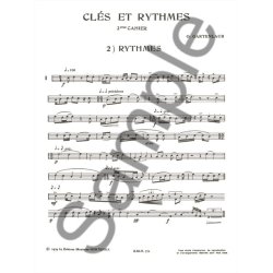 Gartenlaub Cles Et Rythmes Volume 2 Rythmes Book