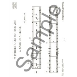 Gartenlaub 79 Rythmes A 1 Ou 2 Voix A Jouer Ou A Dicter Volume 2 Book