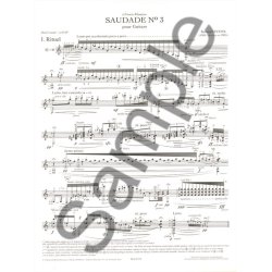 Roland Dyens: Saudade No. 3 De Trois Saudades Pour Guitare