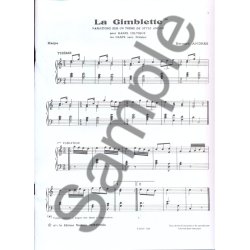 La Gimblette pour harpe celtique ou harpe