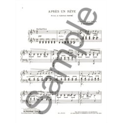 Gabriel Faur&eacute;: Apr&egrave;s un R&ecirc;ve Op.7, No.1 (Piano solo)