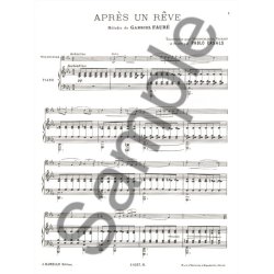 Gabriel Faur&eacute;: Apr&egrave;s Un Reve - Violin (Or Cello/Viola)/Piano