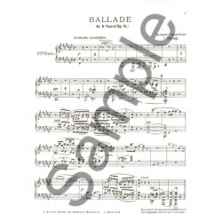 Gabriel Faur&eacute;: Ballade Op.19 (Pianos 2)
