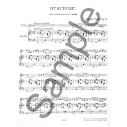 Gabriel Faur&eacute;: Berceuse Op.16 (Flute And Piano)