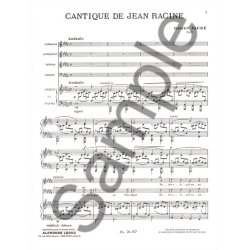 Gabriel Faur&eacute;: Cantique de Jean Racine Op.11