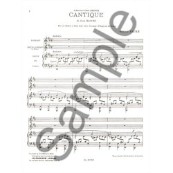 Gabriel Faur&eacute;: Cantique de Jean Racine Op.11 (Choral-Female accompanied)