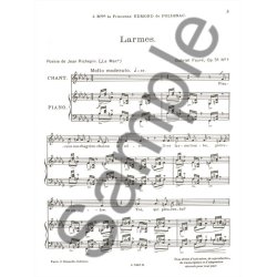 Gabriel Faur&eacute;: 20 M&eacute;lodies Vol.3 (mezzo) (Voice &amp; Piano)