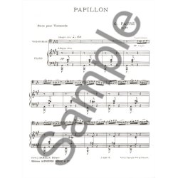 Gabriel Faur&eacute;: Papillon Op.77 (Cello & Piano)