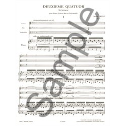 Gabriel Faur&eacute;: Quatuor No.2, Op.45 in G minor (Quartet-Piano)