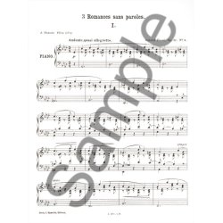 Romances Sans Paroles Op 17 Comp