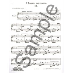 Gabriel Faur&eacute;: 3 Romances sans Paroles Op.17, No.3 in A flat major (Piano solo)