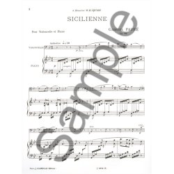 Sicilienne Op 78 Vln Or Vc/Pno