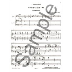 Camille Saint-Sa&euml;ns: Concerto No.1, Op.20 (Violin & Piano)