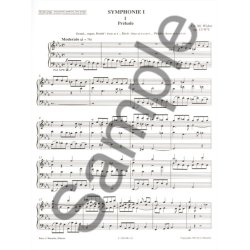 Widor Symphonie No1 Op13 Organ Book