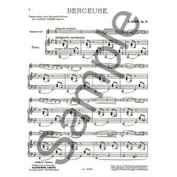 Gabriel Faur&eacute;: Berceuse Op.16 (Clarinet & Piano)