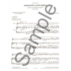 Charles Marie Widor: Andante cantabile (Flute & Organ)