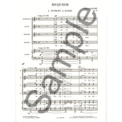 Gabriel Faur&eacute;: Requiem Op.48 (Musica Gallica) (Choral-Mixed accompanied)
