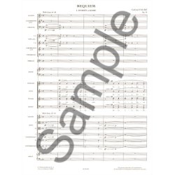 Faure Gabriel Requiem Op.48 Version 1900 Choir Orchestra Full Score