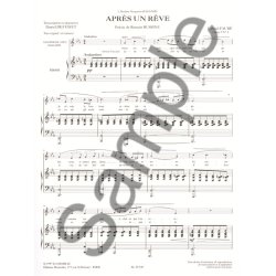Gabriel Faur&eacute;: Apr&egrave;s un R&ecirc;ve Op.7, No.1 (Saxophone-Alto & Piano)