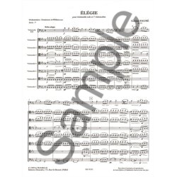 Faure: &Eacute;legie op. 24 pour violoncelle solo et sept violoncelles