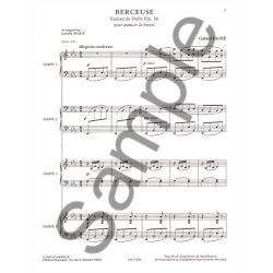 Gabriel Faur&eacute;: Berceuse Op.56, No.1 (Harps 3 or more)