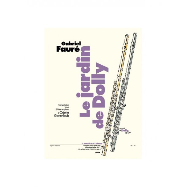 Le Jardin De Dolly 2fl/Pno Arr Gartenlaub