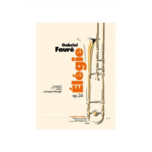 Elegie Op 24 Arr Mauger Trb/Pno