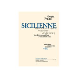 Sicilienne Arr Ghidoni Clarinet Quartet Sc/Pts