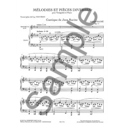 Gabriel Faur&eacute;: M&eacute;lodies Et Pieces Diverses Pour Trompette Et Piano - Volume 1