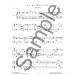 Andres: Calembredaine (2'30'') pour harpe