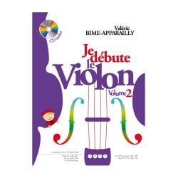 Val&eacute;rie Bime-Apparailly: Je D&eacute;bute Le Violon Vol. 2 - Book & CD (Book Only)