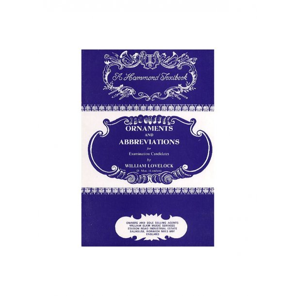 William Lovelock: Ornaments And Abbreviations