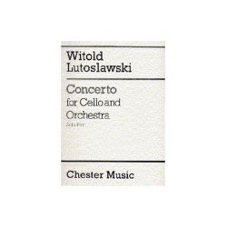 Witold Lutoslawski: Concerto For Cello And Orchestra (Solo Part)