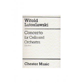 Witold Lutoslawski: Concerto For Cello And Orchestra (Solo Part)