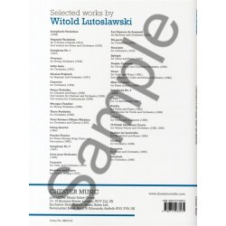 Witold Lutoslawski: Concerto For Cello And Orchestra (Score)